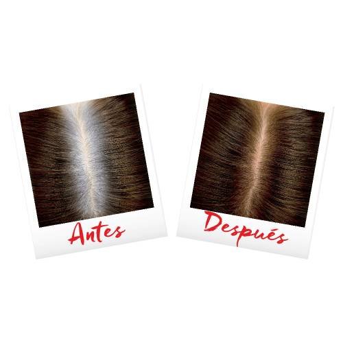 MAGICRETOUCH TINTE CASTANOOSCURO ANTESDESPUES